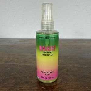 Bath & Body Works Waikiki Beach Coconut Spray Fragrance Mist 3oz New Travel Mini